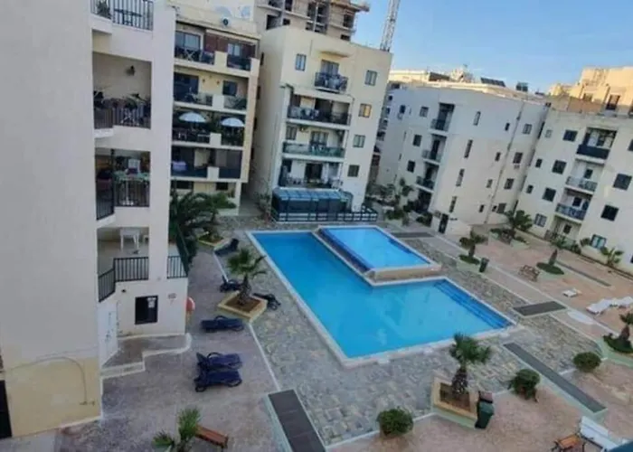 Apartamento Deluxe With Pool In The Heart Of St Pauls Bay